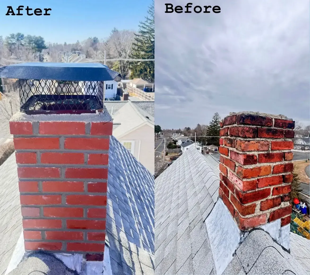 Chimney cap replacement — Chimney Goat, Boston MA