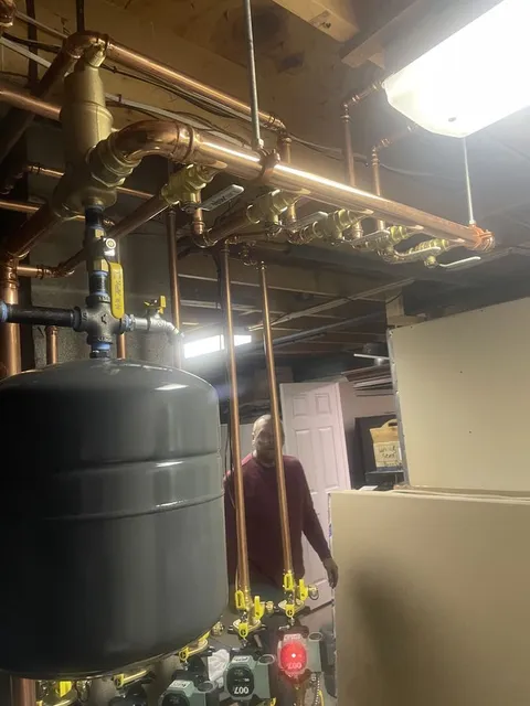 Copper Pipe Distribution & Expansion Tank