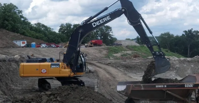 Earthmovers excavator