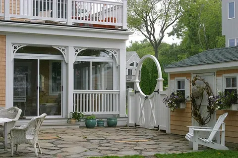 custom white entry