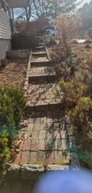 Walkway before