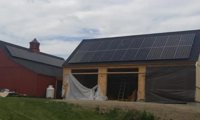 Thirty Panel Solar Electric System in Falmouth