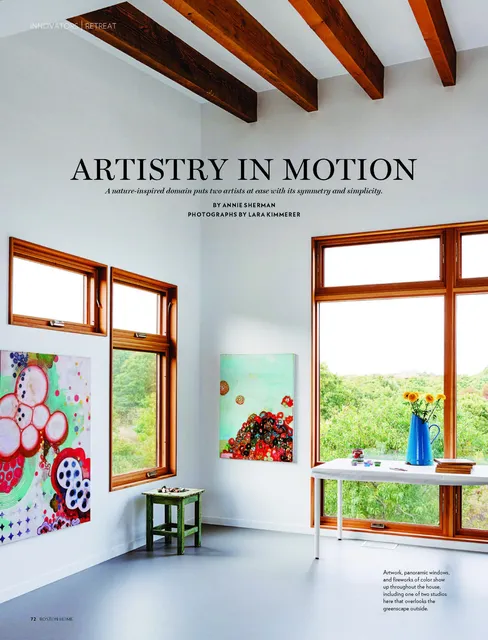 We’re honored to have our Artists Retreat project in Truro featured in the Fall 2026 issue of @bostonhomemag. Titled “Artistry in Motion,” the editorial explores a thoughtfully designed home where architecture, art, and the natural Cape Cod landscape come together in quiet harmony.

Tucked behind a sand dune and surrounded by native grasses, mature trees, and conserved wetlands, the contemporary retreat was created for two artists seeking simplicity, privacy, and space to create. Expansive windows draw the surrounding landscape into the home, while exposed wood beams, warm natural finishes, open living spaces, and two dedicated studios give the interiors a sense of ease and creative energy. Carefully integrated into its sloping site, the home feels distinctly modern while remaining respectful of its delicate coastal setting.

Thank you to @bostonhomemag for sharing this story and to the talented team whose collaboration brought the vision to life:

Architect & Interior Designer: @studioforny
Builder: @capeassociatesinc
Landscape Architect: @leblancjones
Written by: @alewife.author
Photography by: @larakimmerer

#CapeAssociates #BostonHome #ArtistsRetreat #Truro #CapeCod #CapeCodArchitecture #CustomHome #CoastalDesign