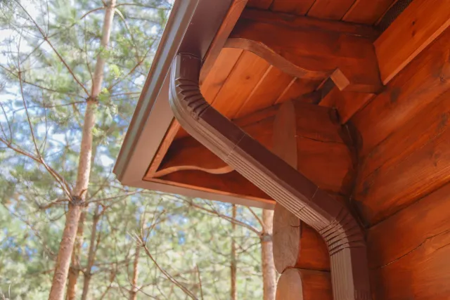 Gutter installation project 05 in Vermont