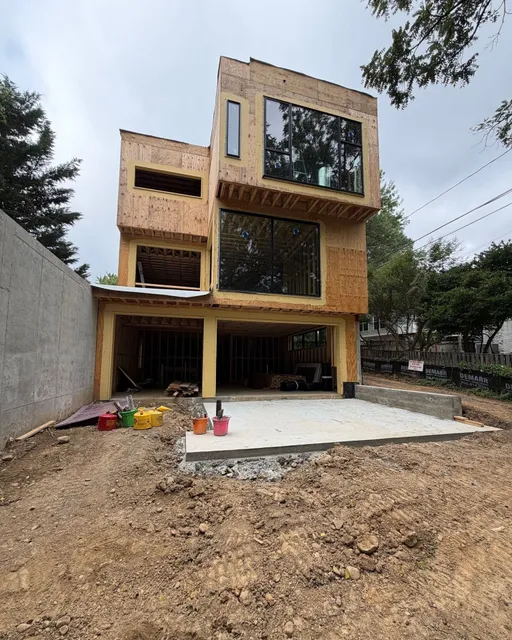 Making good progress on our Arlington, VA custom home with @jon_hensley_architects