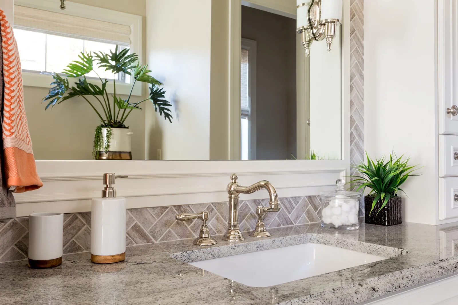 granite bathroom vanity countertop
