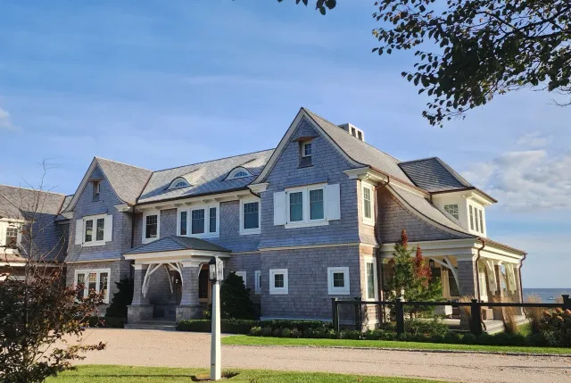 Wood siding and roofing, copper guttering by Slate and Copper Services in Portsmouth, Rhode Island and Easton, Connecticut, serving Fairfield County, Providence, coastal RI, and South Coast, MA.