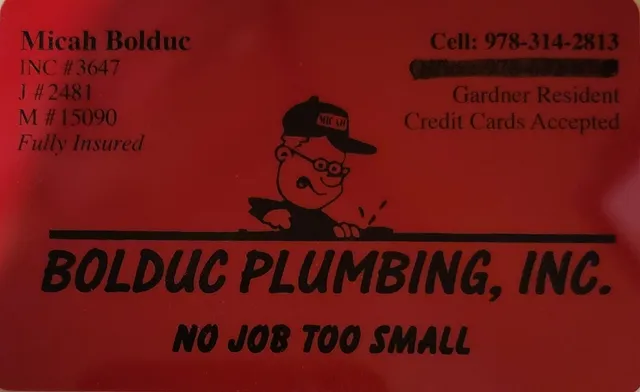 Bolduc Plumbing Inc mpl#15090 work photo