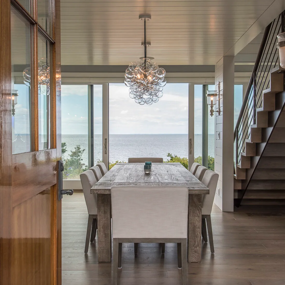 custom guest home dining room by duffany builders of cape cod