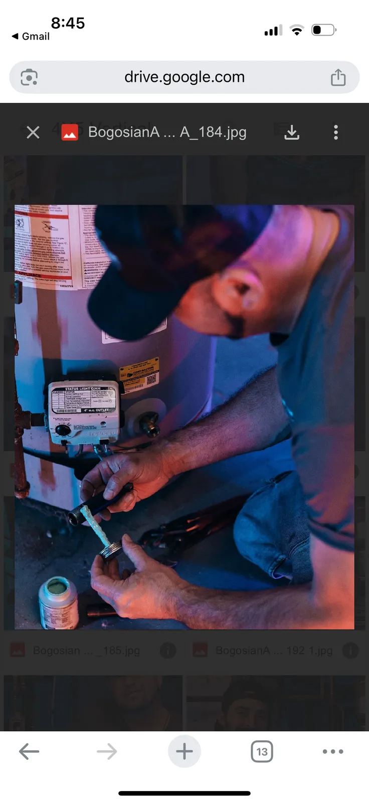 work photo from Google listing