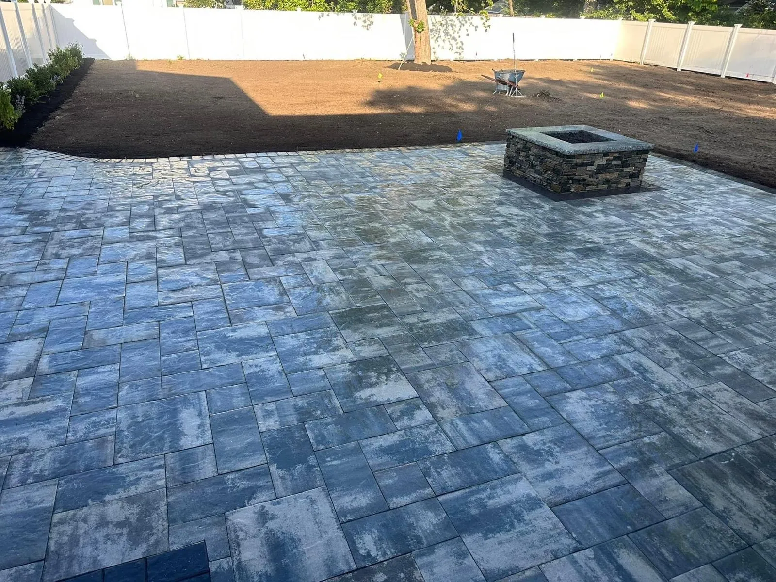 Green lush landscape construction Rockland
