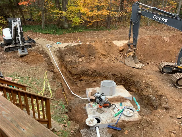 Bahre's Septic Service, LLC. work photo