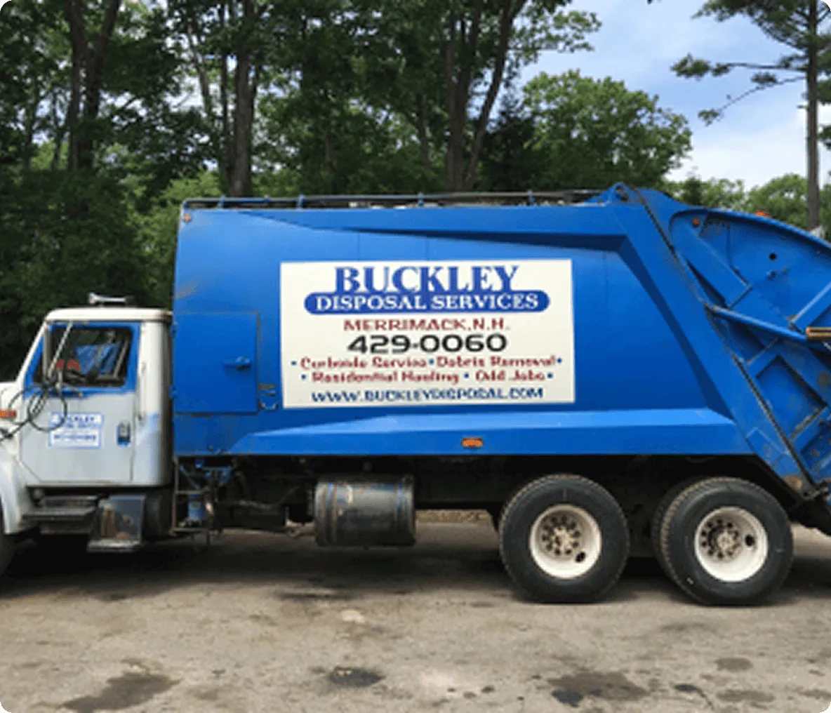 Buckley Disposal Services vehicle side view