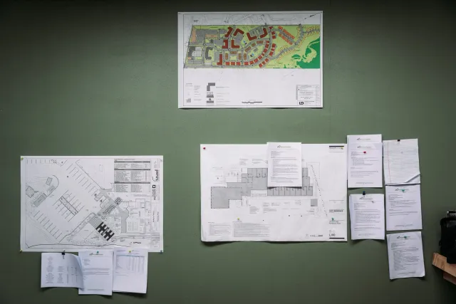 Detailed landscape design plans showcasing meticulous planning for outdoor spaces in Vermont.