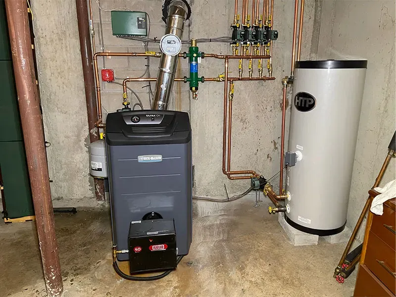 Oil burner installation in Tewksbury, MA