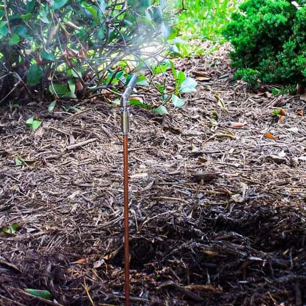 Mosquito and tick control system by Rainfall Irrigation