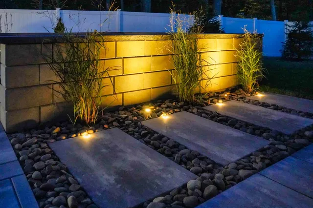 DR Stonework Pool Patio Lights