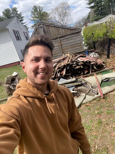 Shed Demo & Yard Cleanup — before