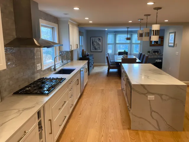 Full remodeling of the kitchen in Waltham, MA