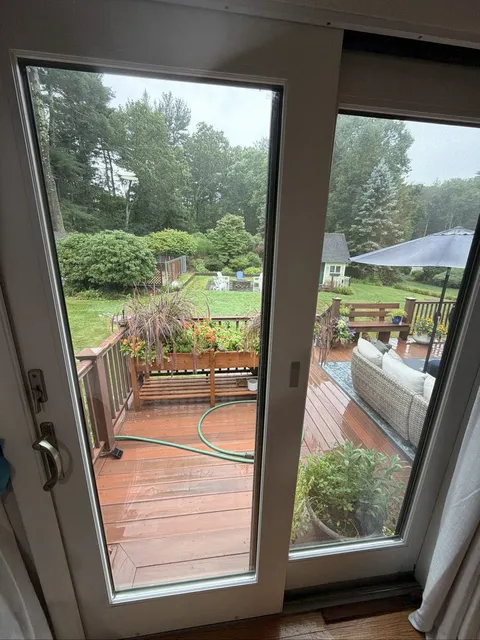 After: Window before and after washing