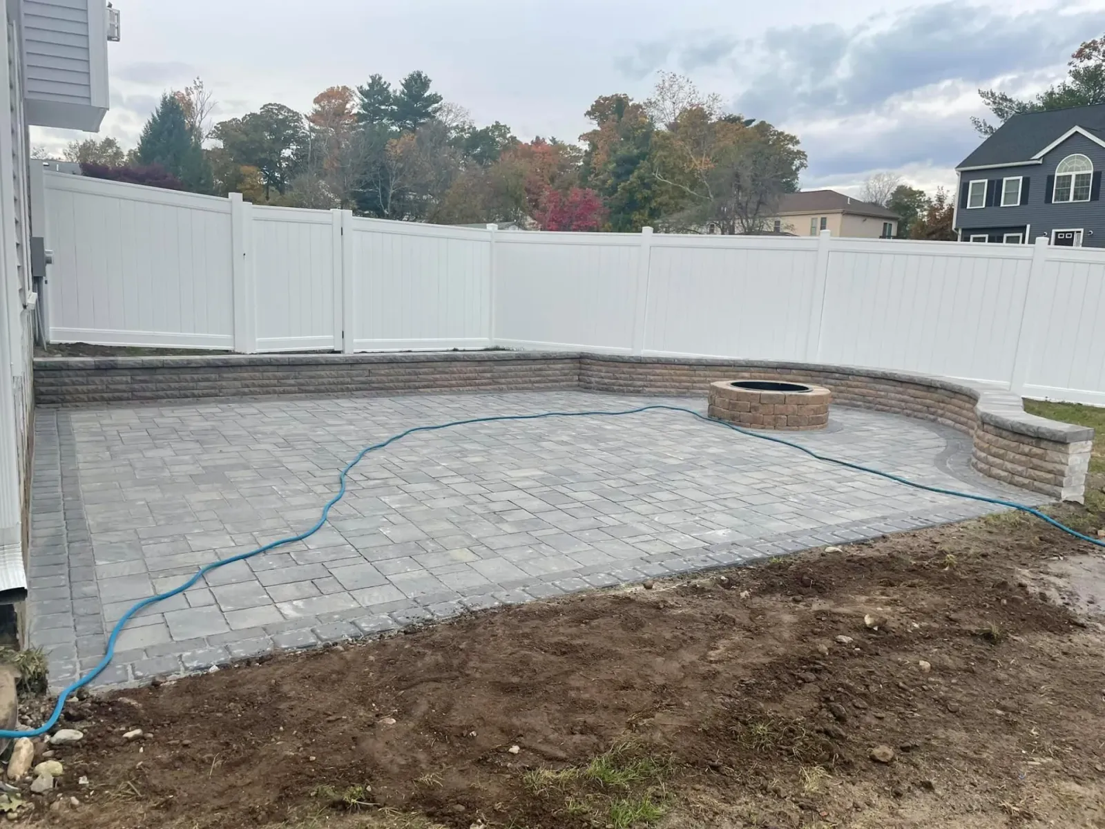 Patio installation
