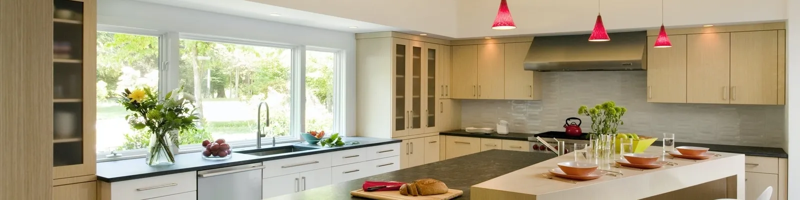 A kitchen design and remodeling project