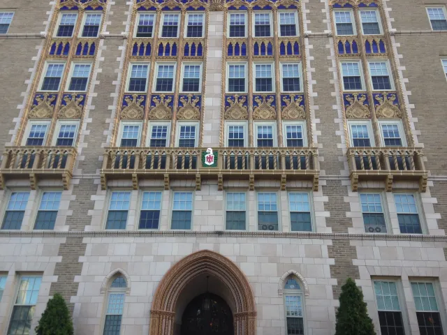 Renovation of entire terra cotta balcony perfectly matching the existing terra cotta on the building  Services provided:  - OSHA certified scaffolding with all overhead protection for all entrances and exits of tenants  - Terra cotta repairs  - Carv