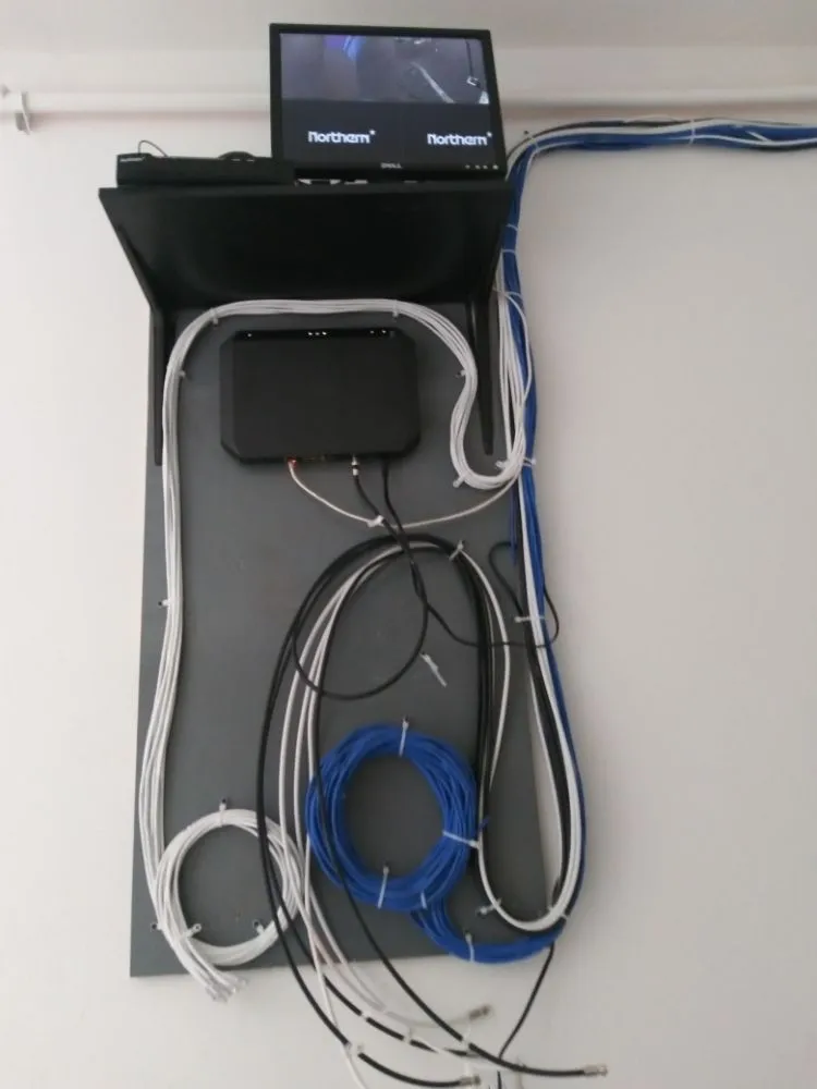 Structured wiring / network panel installation