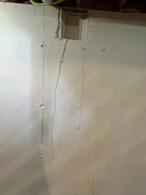 Foundation Crack Injection in East Sandwich, MA - After repair