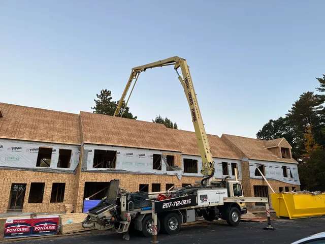 Croteau Concrete Pumping work photo