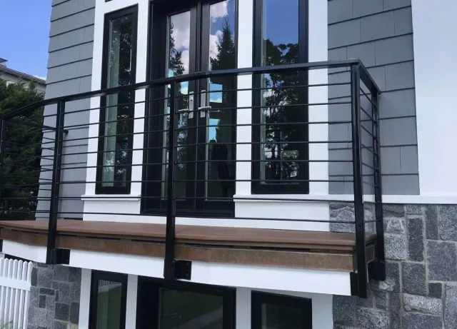 Iron railing