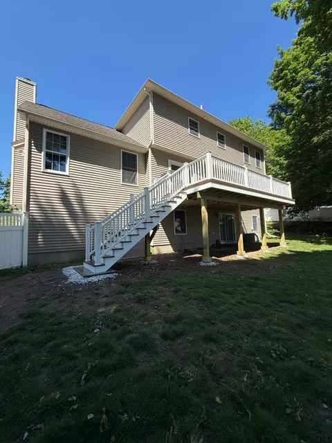 Custom deck construction in Medford MA
