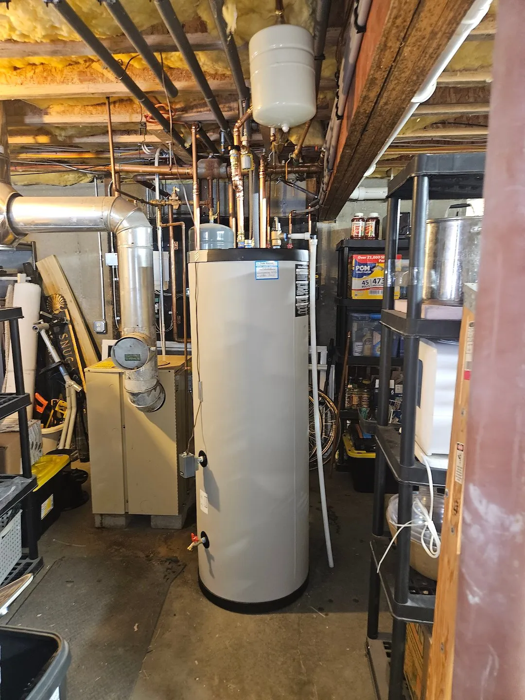 60-Gallon Indirect Water Heater Installation in Chichester New Hampshire