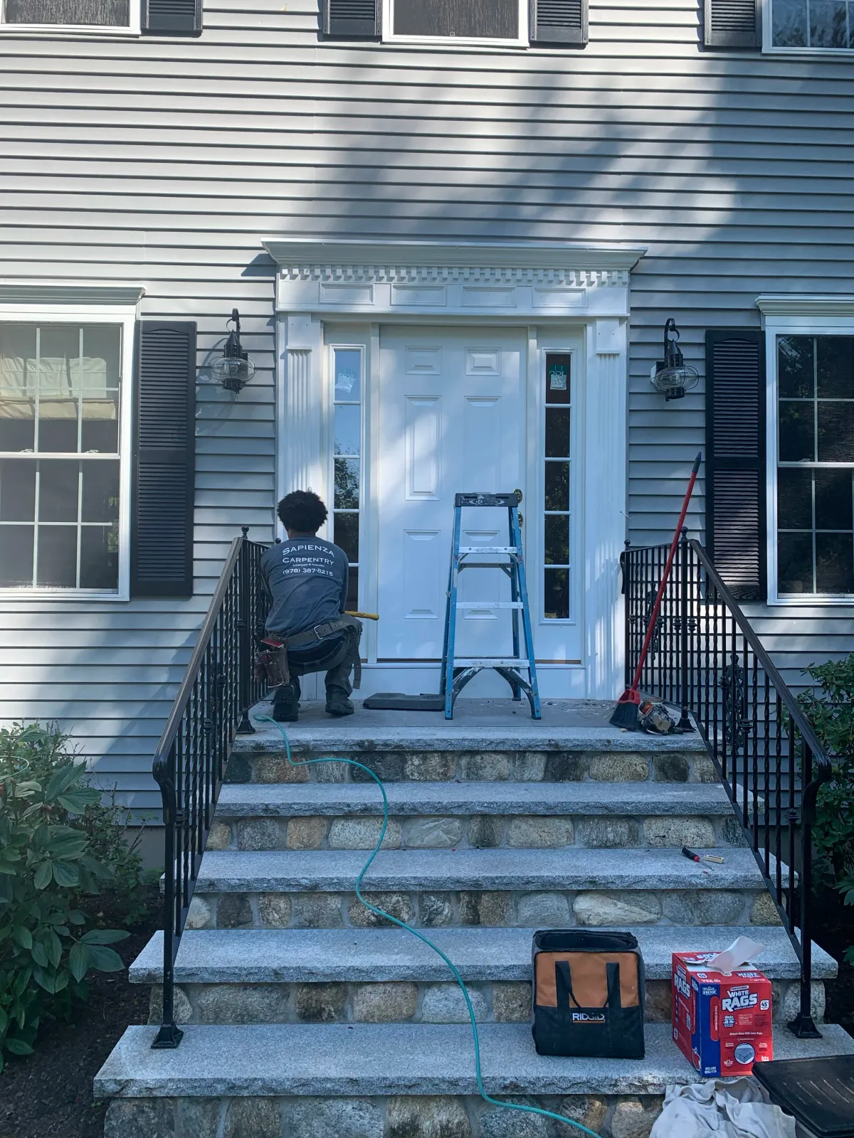 Azel front door install