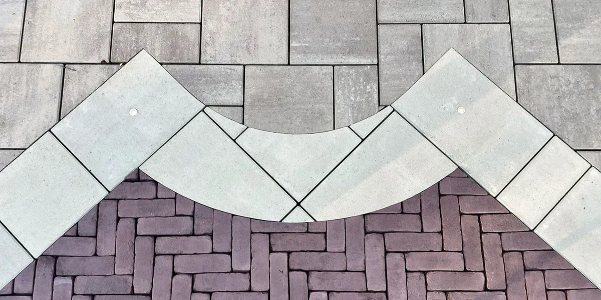 TechoBloc-Unique Patio Design With Lights