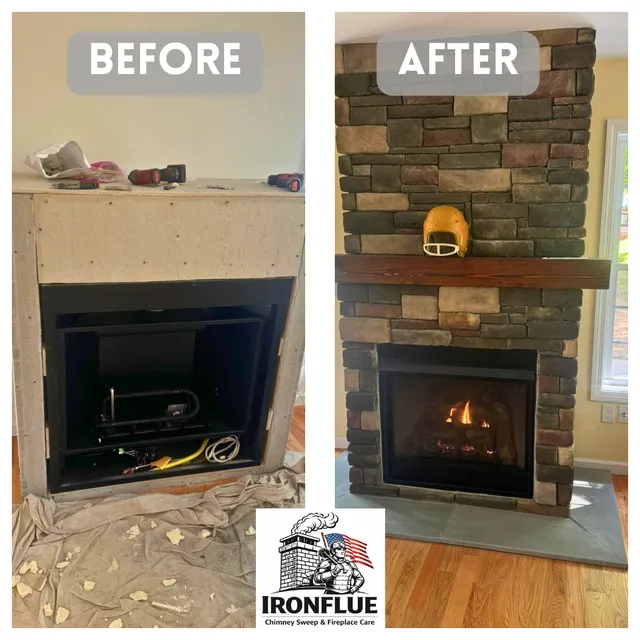 Ironflue Chimney Sweep & Fireplace Care work photo