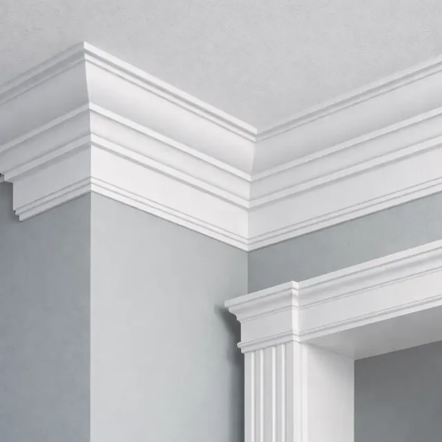 High-End Crown Molding Installation
