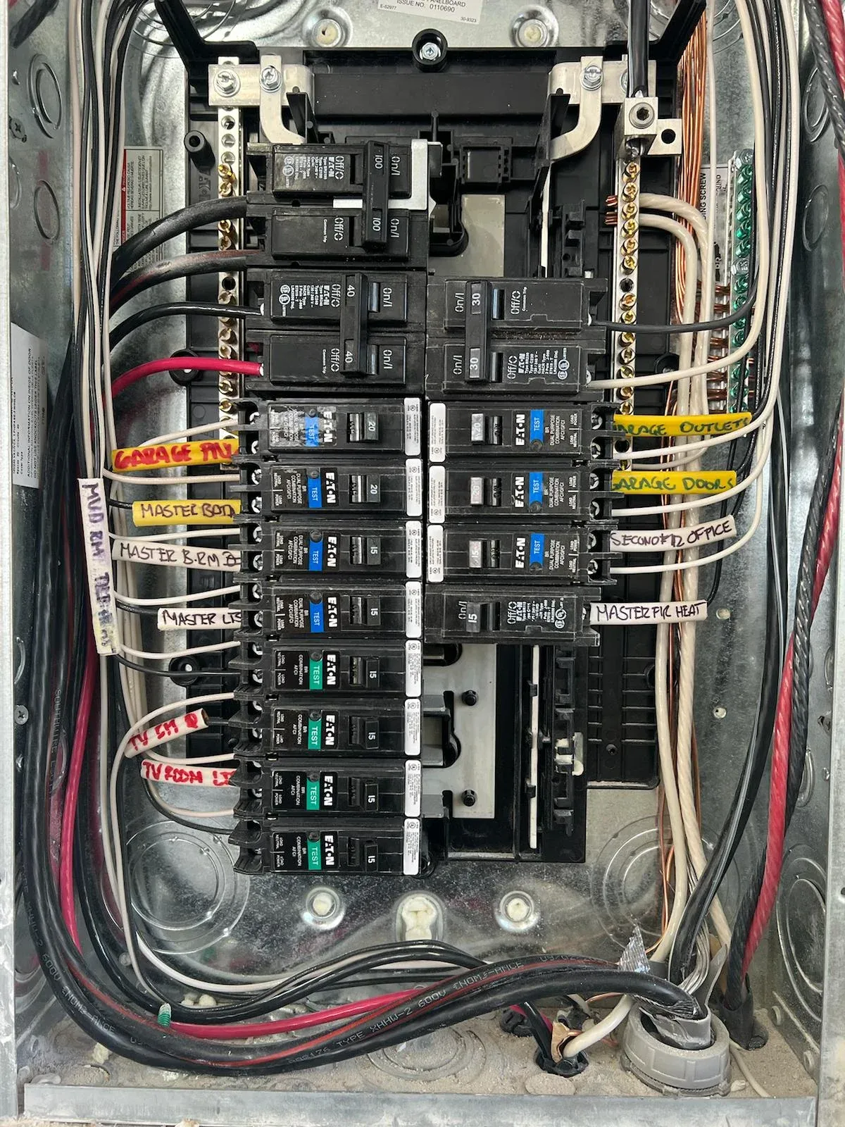 Panel and Wiring