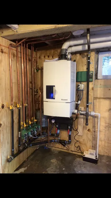 Andrew plumbing and heating work photo