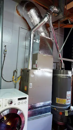 Heating and Air Conditioning work photo