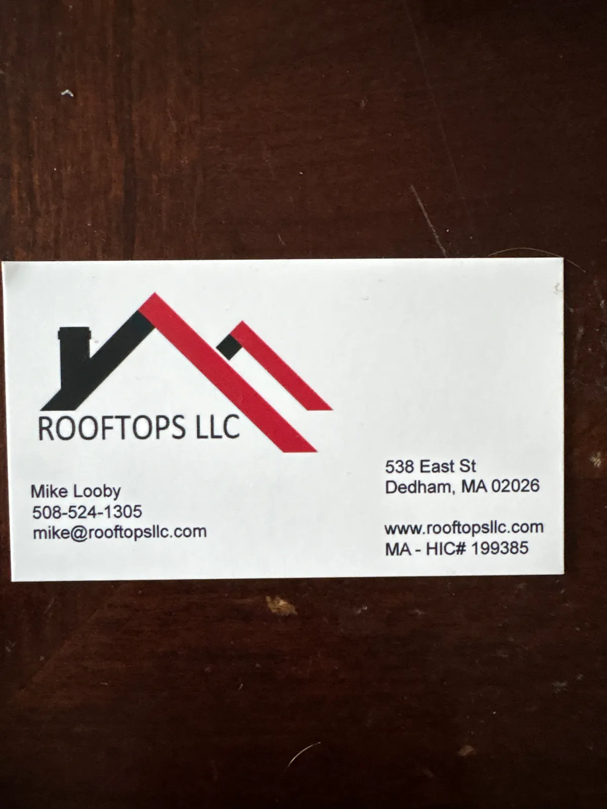 work photo from Google listing