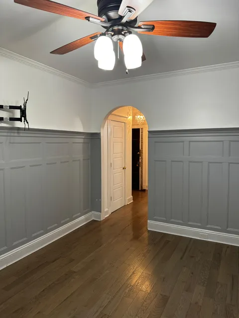 Interior room after renovation
