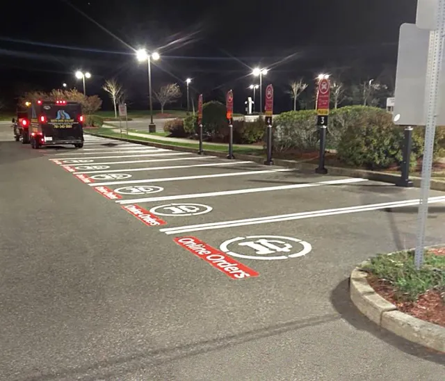 work photo from southshorepavementmarking.com