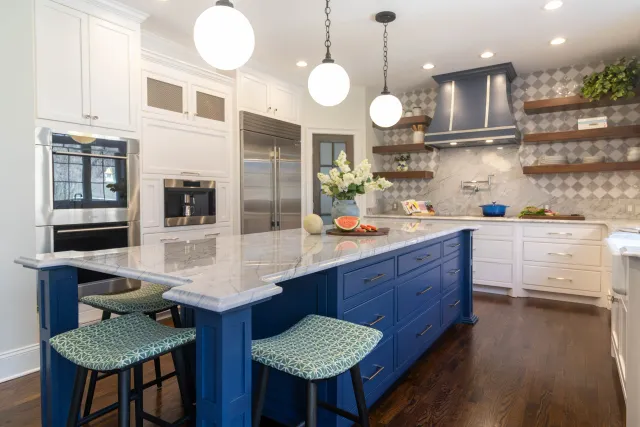 Burlington, CT Kitchen Remodel - Quartzite Countertops and Backsplash
