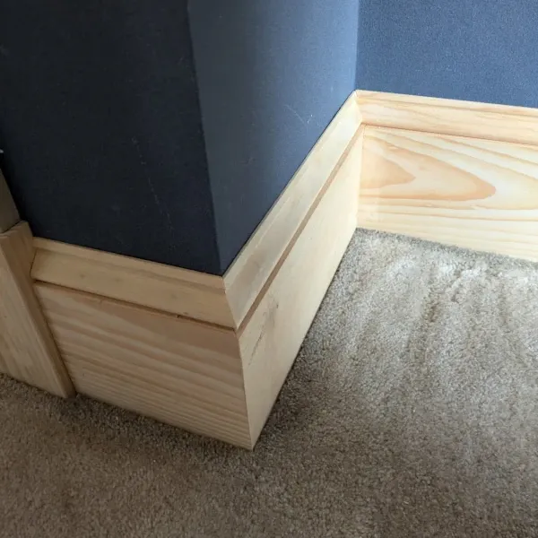 Interior trim and finish carpentry detail work
