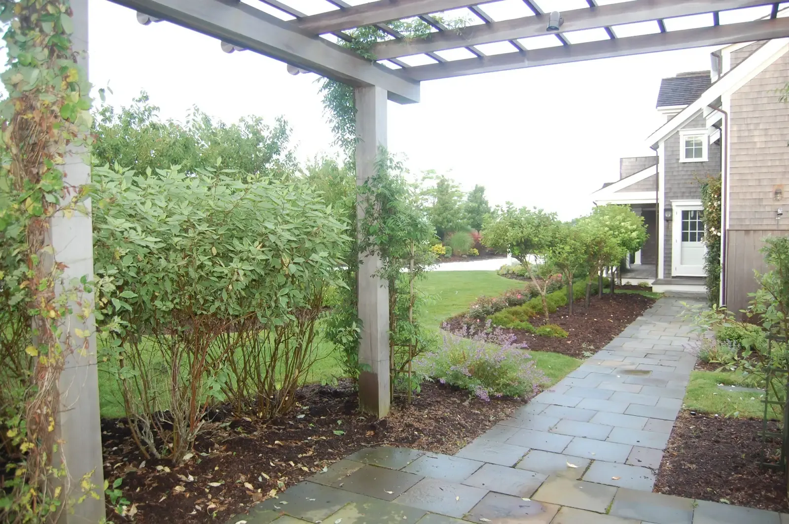 Completed landscape architecture project