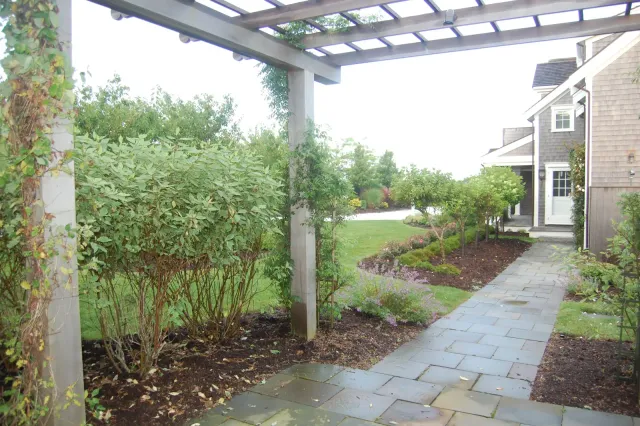 Completed landscape architecture project