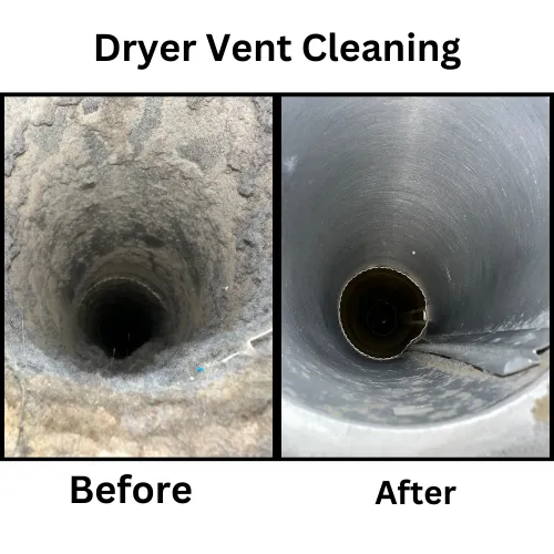 Green Mountain Dryer Vent Cleaning work photo