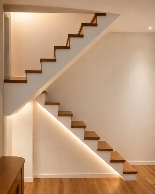 Finished custom staircase