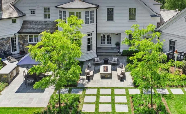Backyard landscape design by Ambrosio Landscape Solutions